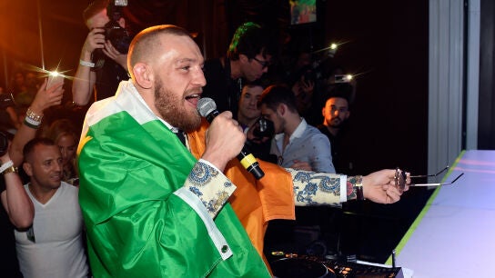 McGregor, en una fiesta en Las Vegas