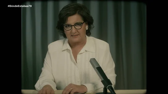 Olga Viza presenta el telediario internacional de 1979 Olga Viza presenta el telediario internacional de 1979