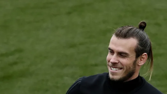 Gareth Bale durante un entrenamiento Gareth Bale durante un entrenamiento