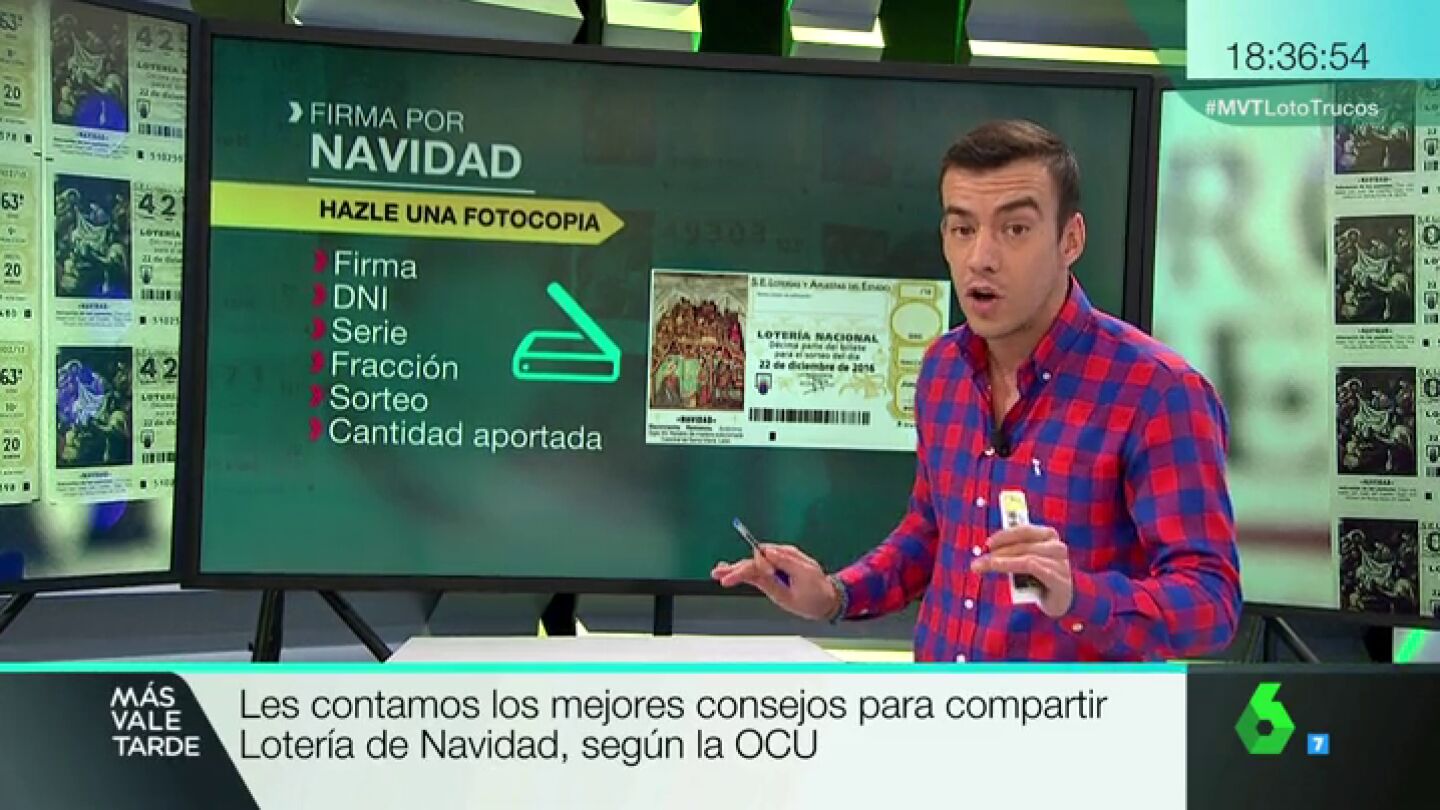 Consejos para compartir loter&iacute;a