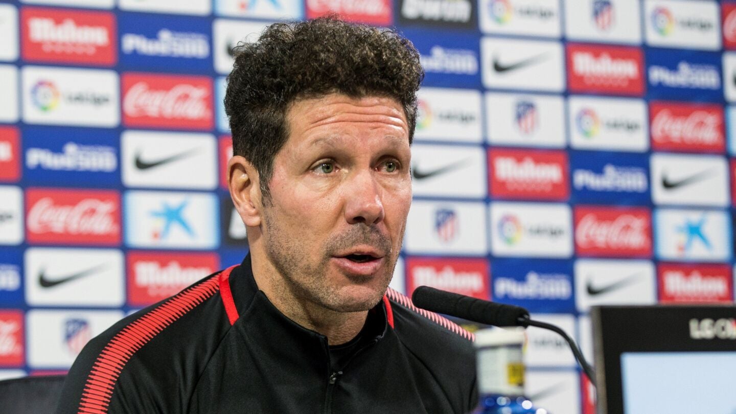 Simeone, en rueda de prensa