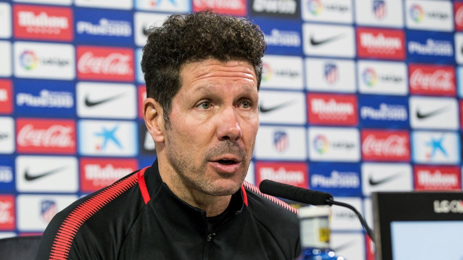 Simeone, en rueda de prensa