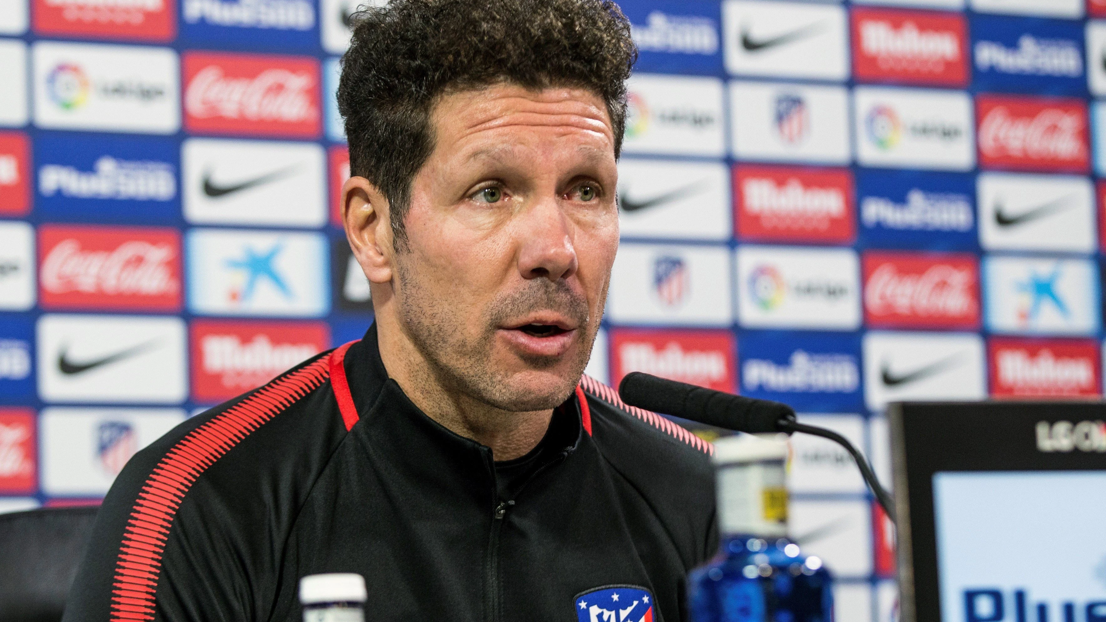 Simeone, en rueda de prensa Simeone, en rueda de prensa
