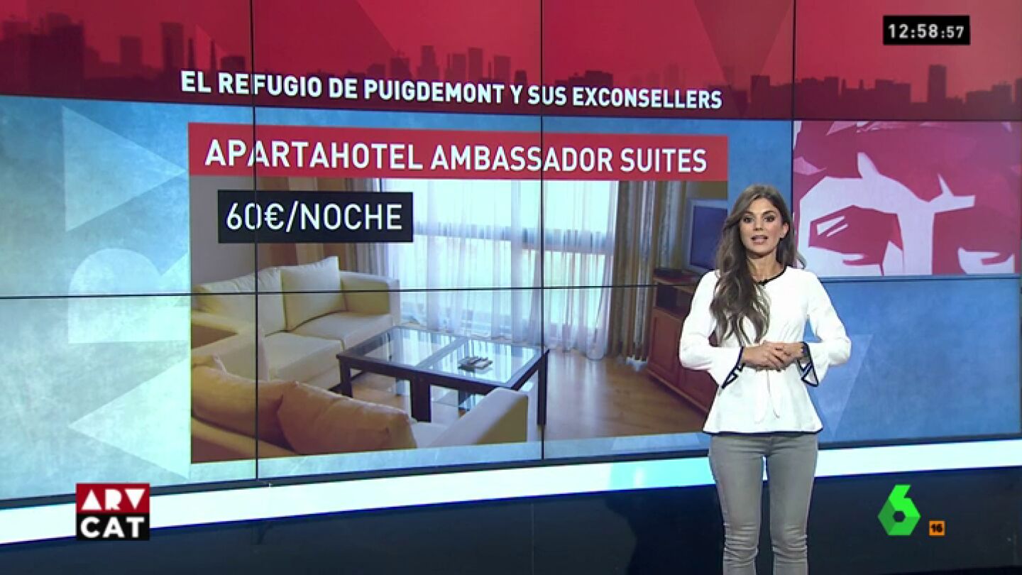 Un apartahotel de 60 euros la noche, el refugio de Puigdemont y sus exconsellers en B&eacute;lgica