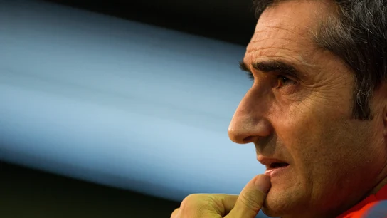 Ernesto Valverde, en rueda de prensa Ernesto Valverde, en rueda de prensa
