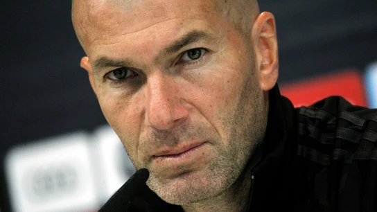 Zinedine Zidane, en rueda de prensa Zinedine Zidane, en rueda de prensa