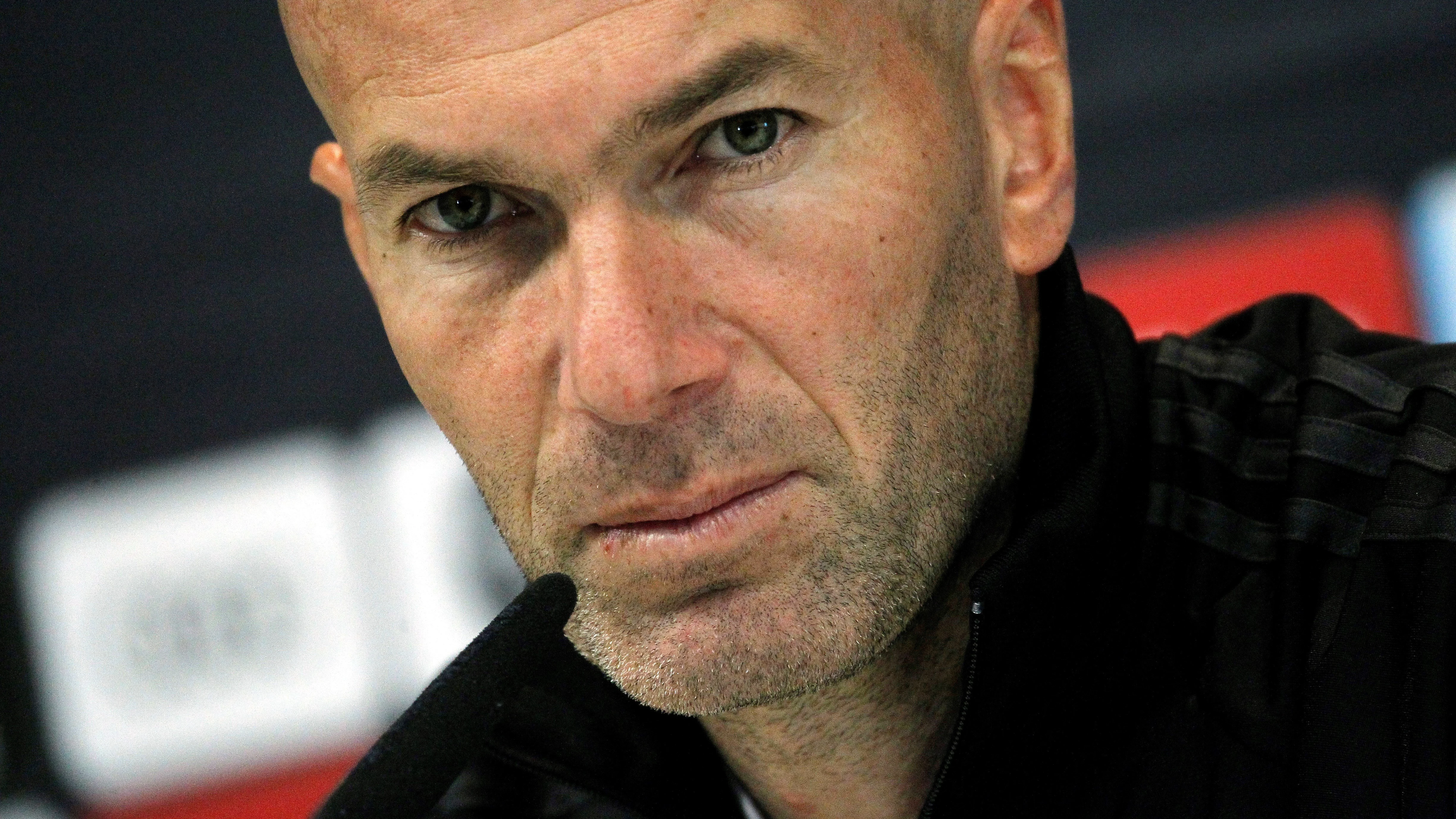 Zinedine Zidane, en rueda de prensa