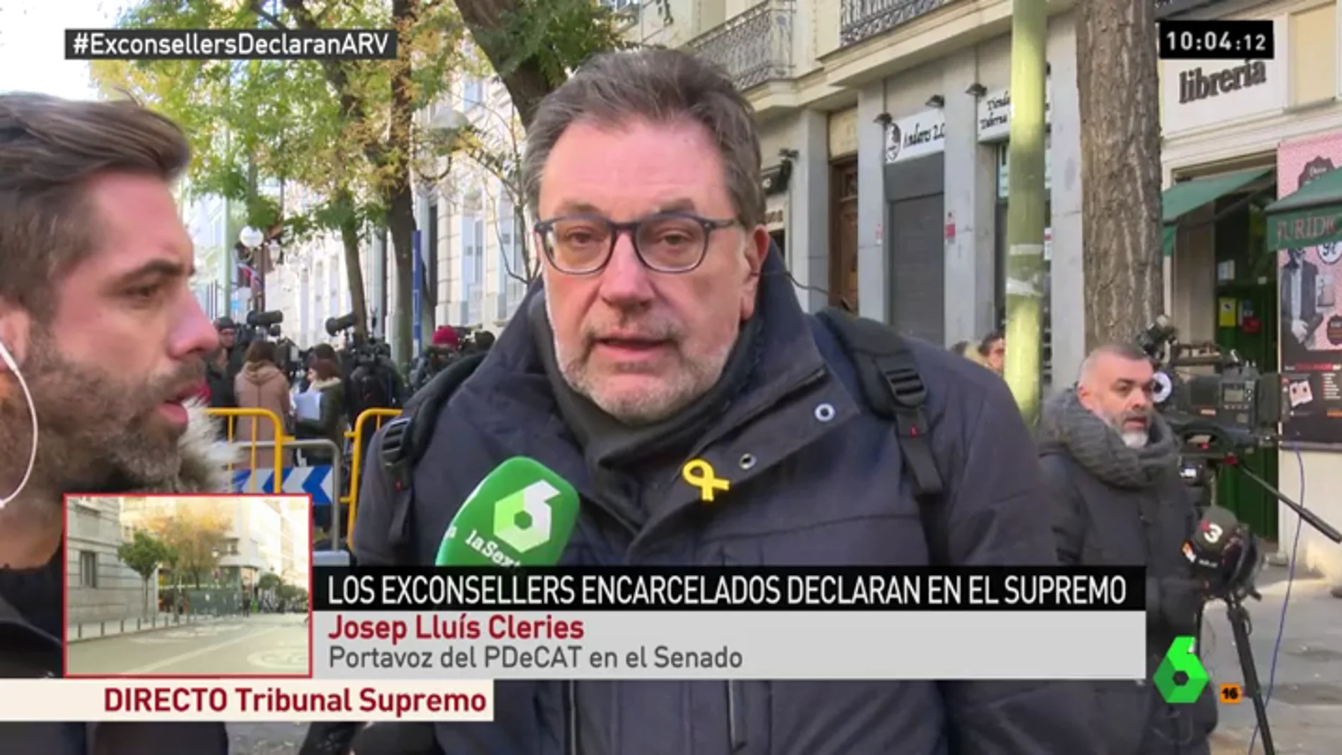 Josep Lluis Clèries: "Cuando era joven pedíamos libertad, amnistía y estatut de autonomía y hoy incluso hemos de pedir poder lucir un lazo amarillo, que triste"