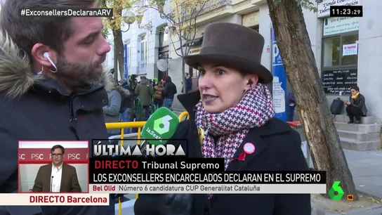 Bel Olid: "Huele a quemado que digan que no son presos políticos y exijan declaraciones políticas para dejarles en libertad" Bel Olid: "Huele a quemado que digan que no son presos políticos y exijan declaraciones políticas para dejarles en libertad"