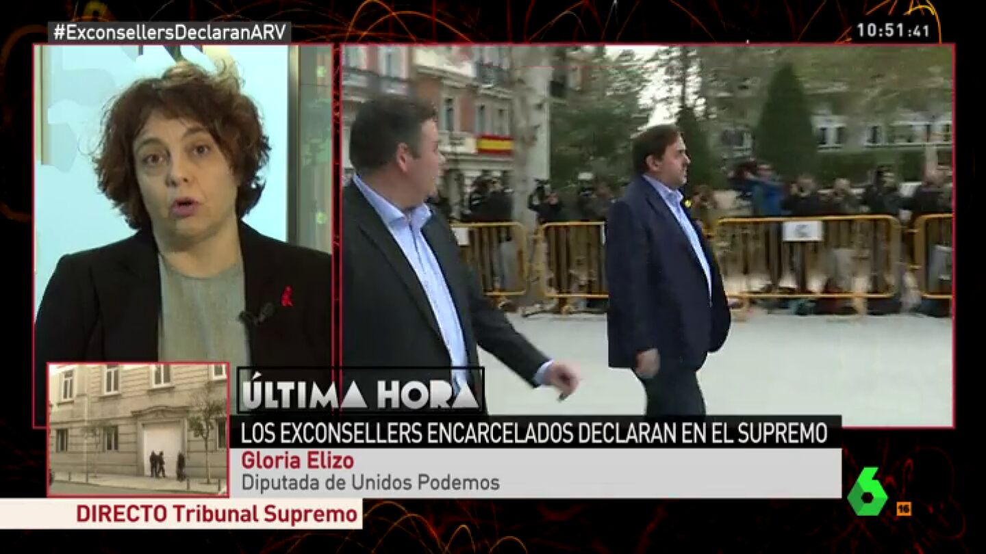 Gloria Elizo: "Vamos a recurrir la aplicaci&oacute;n por parte del Gobierno del PP el 155 porque excede de las competencias"