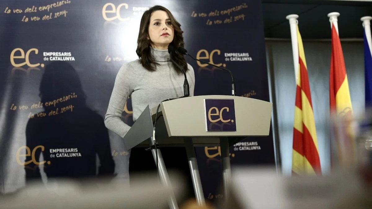 La líder de Ciudadanos en Cataluña, Inés Arrimadas La líder de Ciudadanos en Cataluña, Inés Arrimadas
