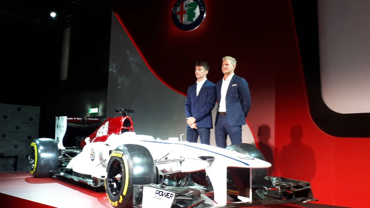 Leclerc y Ericsson, con el Sauber