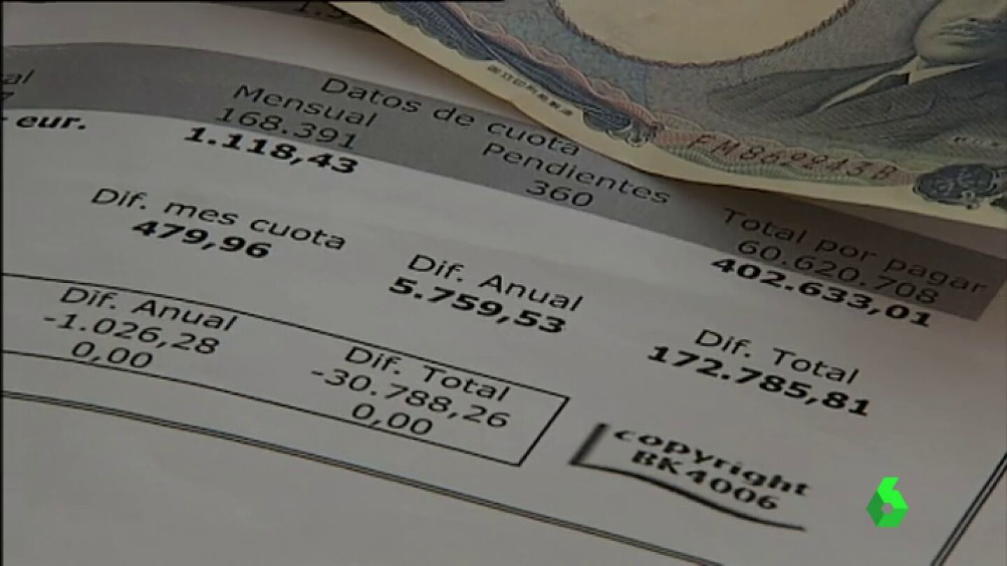 Alrededor de 70.000 espa&ntilde;oles firmaron una hipoteca multidivisa