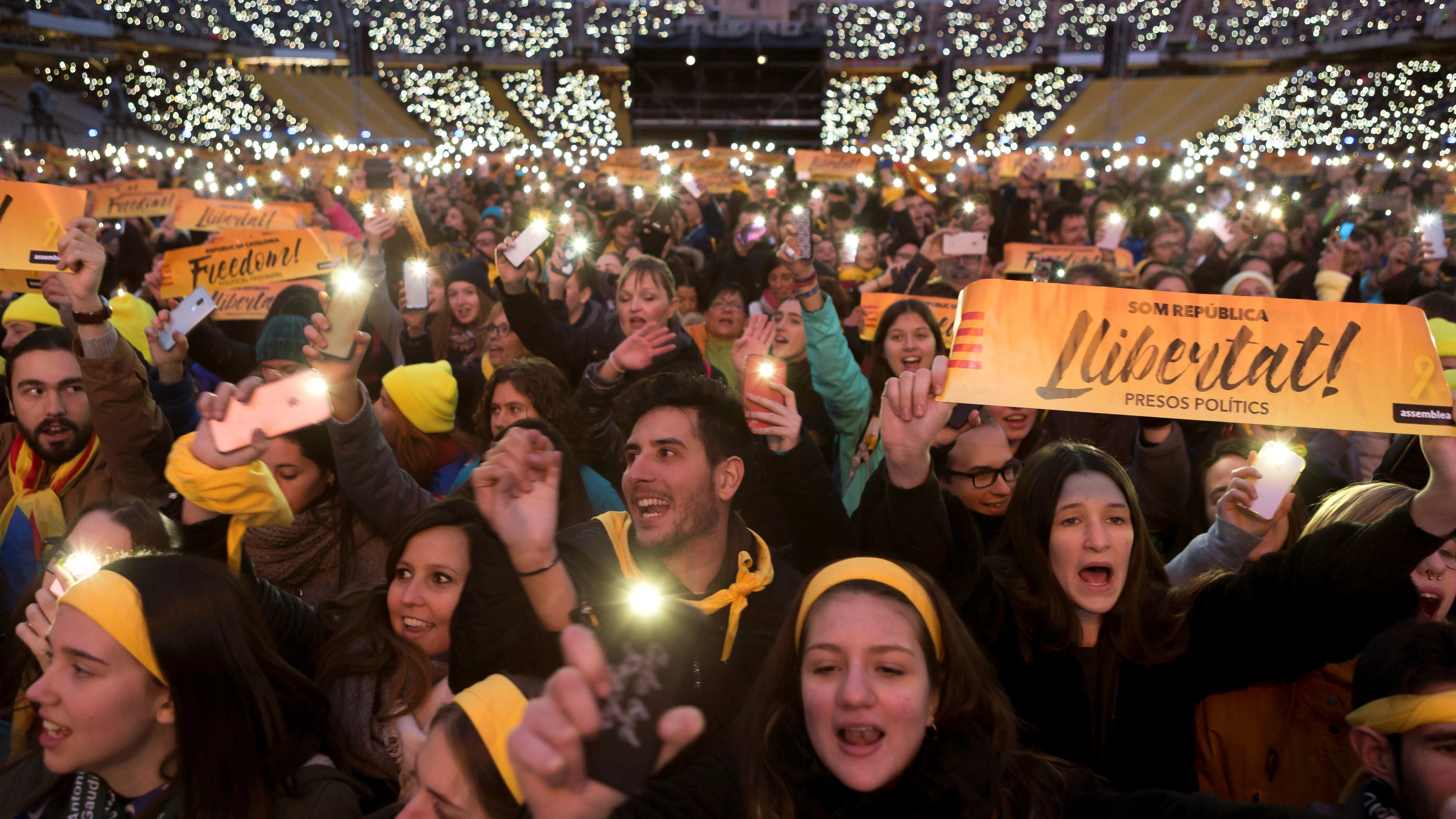 Vista de los asistentes al concierto