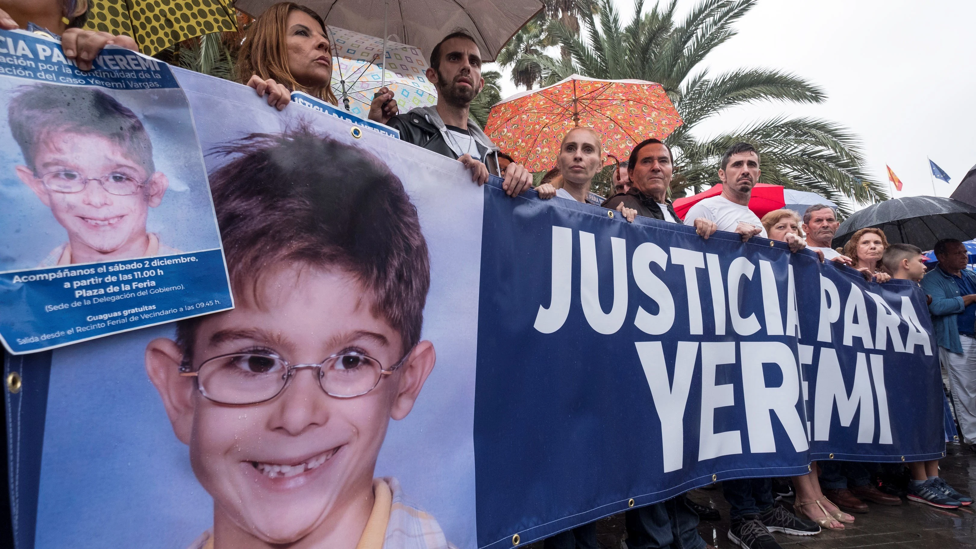 Imagen de archivo de una manifestación para pedir justicia para Yéremi, el niño de siete años desaparecido