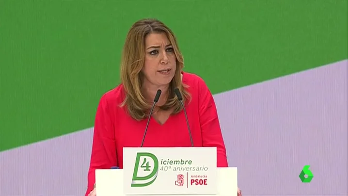 La presidenta de la Junta de Andalucía, Susana Díaz