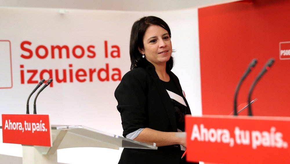 La vicesecretaria general del PSOE, Adriana Lastra