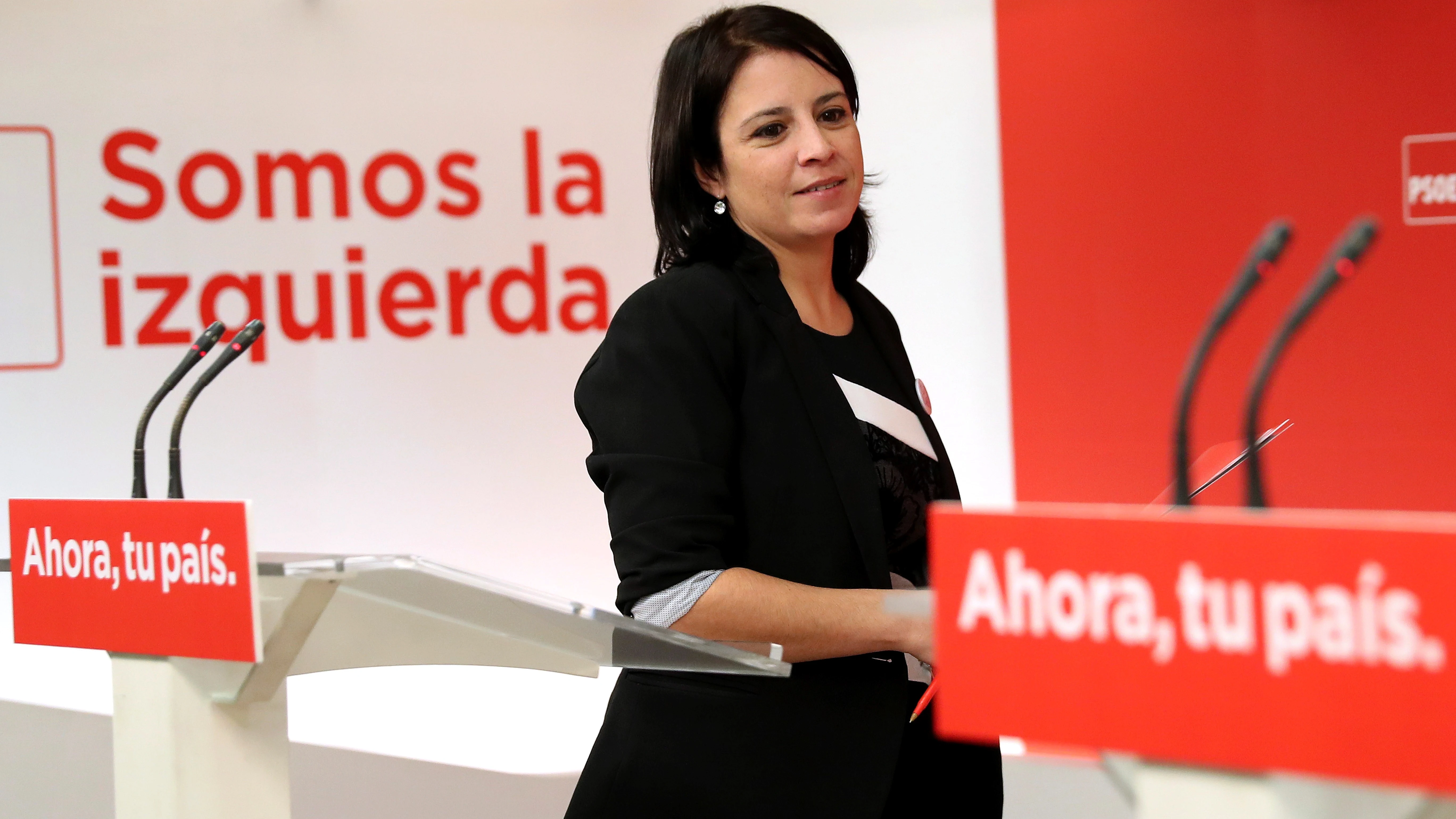 La vicesecretaria general del PSOE, Adriana Lastra