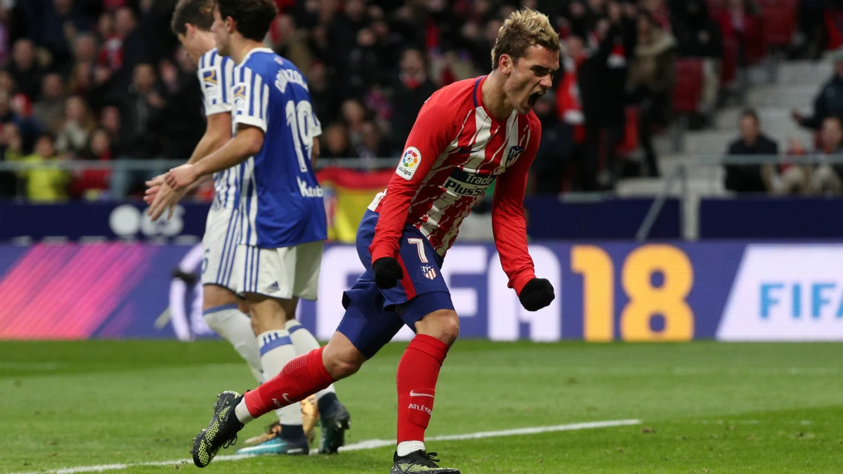 Griezmann, ante la Real Sociedad