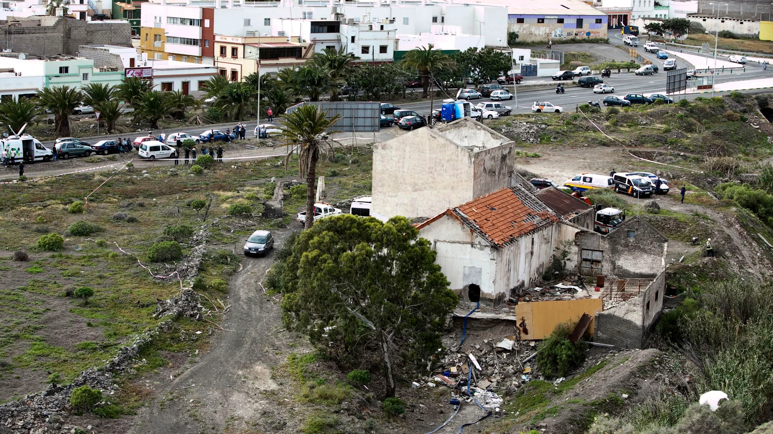 Vivienda de Jinámar donde fue encontrado el cadáver de una anciana 11 días después de morir