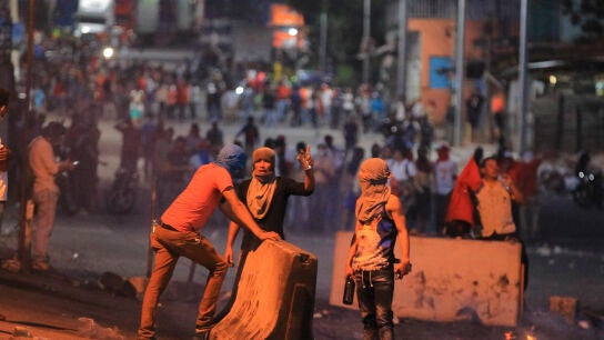 Simpatizantes de la Alianza se manifiestan en Tegucigalpa (Honduras