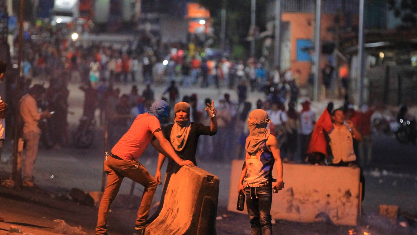 Simpatizantes de la Alianza se manifiestan en Tegucigalpa (Honduras