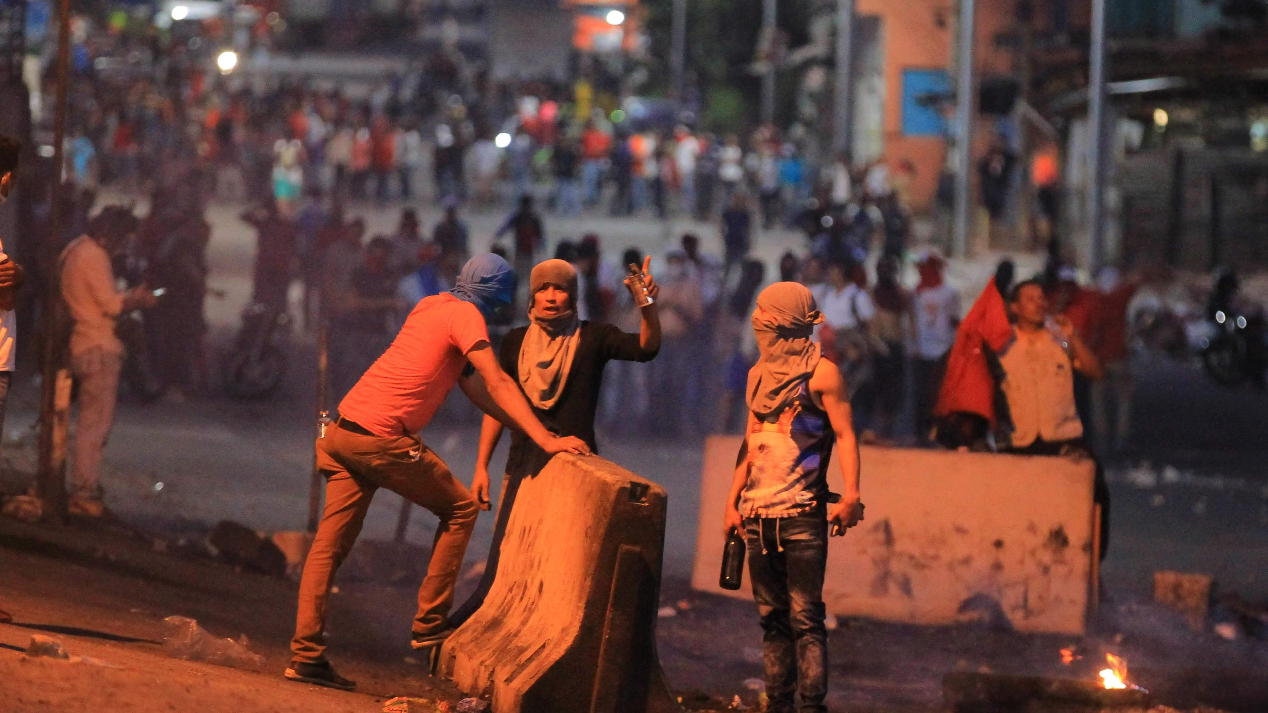 Simpatizantes de la Alianza se manifiestan en Tegucigalpa (Honduras