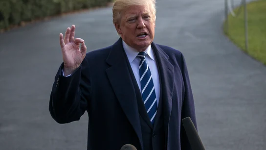 El presidente de EE UU, Donald Trump El presidente de EE UU, Donald Trump