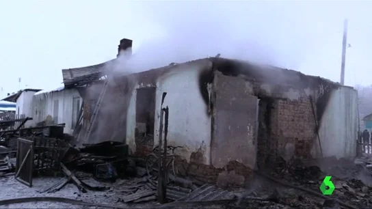 La vivienda en la que se ha originado el incendio La vivienda en la que se ha originado el incendio