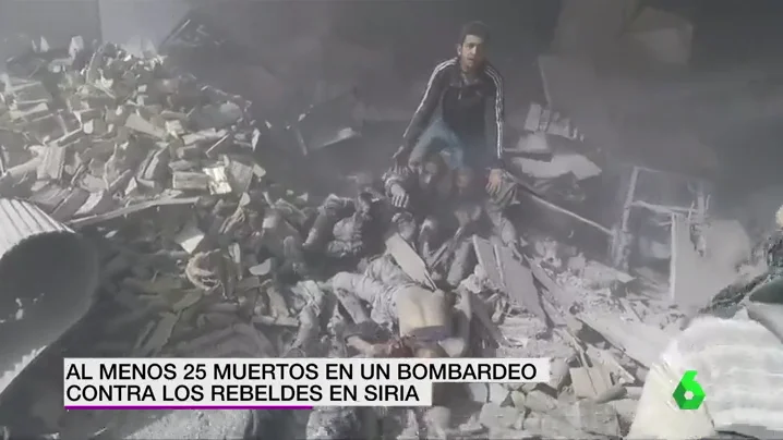 Al menos 25 muertos en un bombardeo en Siria