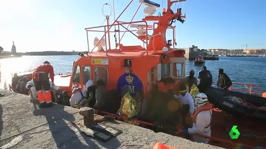 Una embarcación de Salvamento Marítimo Una embarcación de Salvamento Marítimo