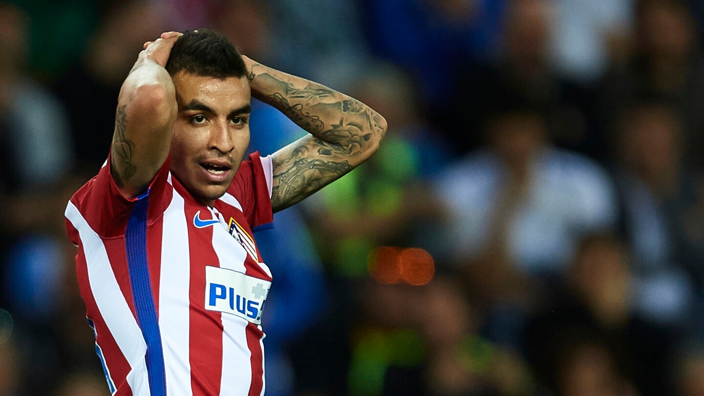 &Aacute;ngel Correa, en un partido del Atl&eacute;tico de Madrid