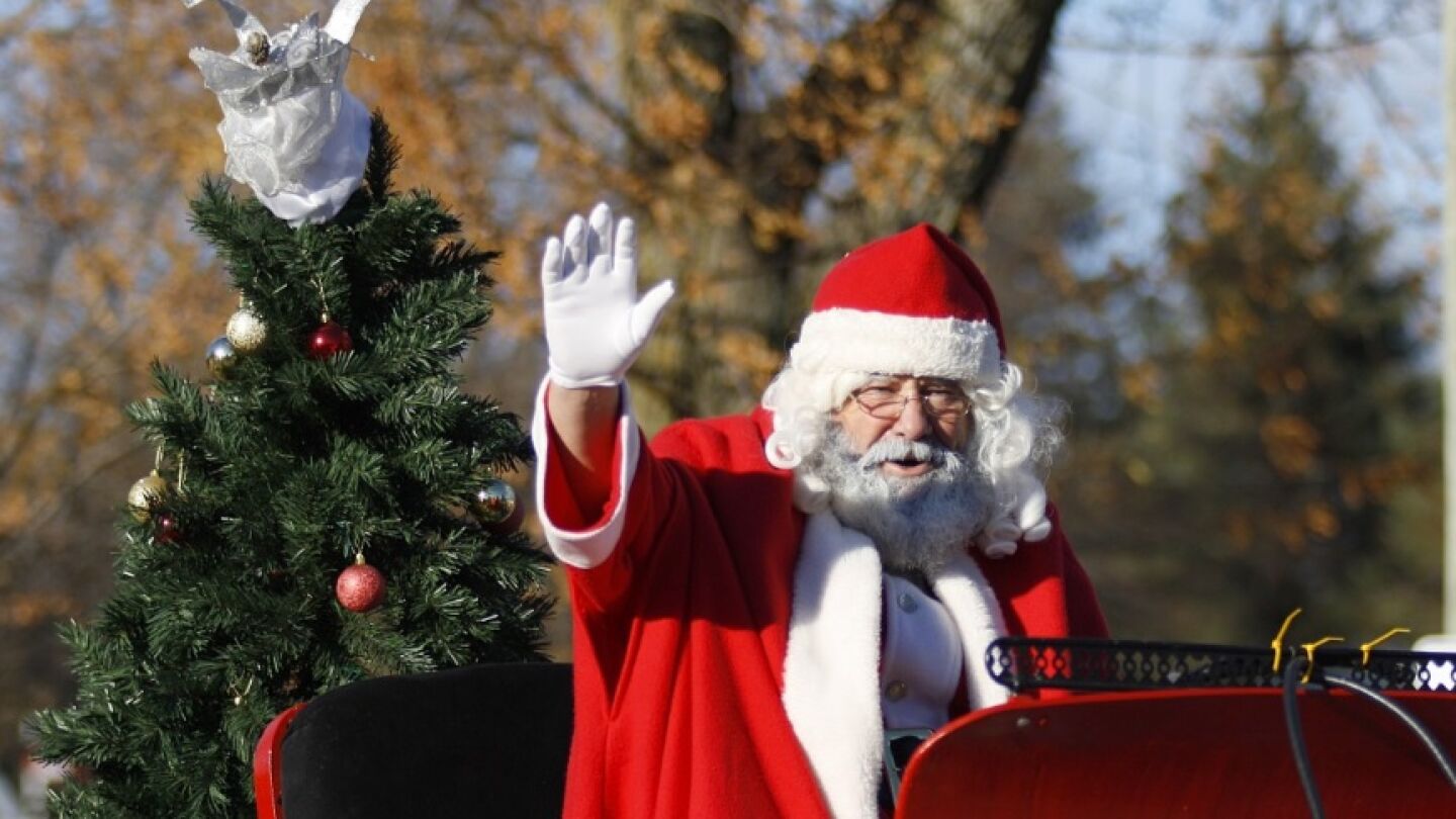Imagen de archivo de Pap&aacute; Noel saludando