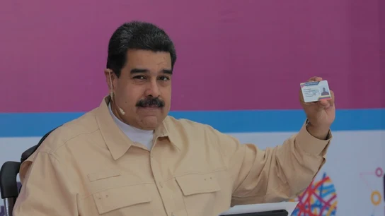 Nicolás Maduro hablando durante un acto de gobierno Nicolás Maduro hablando durante un acto de gobierno