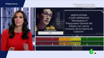 Marta Rovira en la Prueba de Verificación