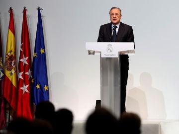 Florentino Pérez, durante un acto Florentino Pérez, durante un acto
