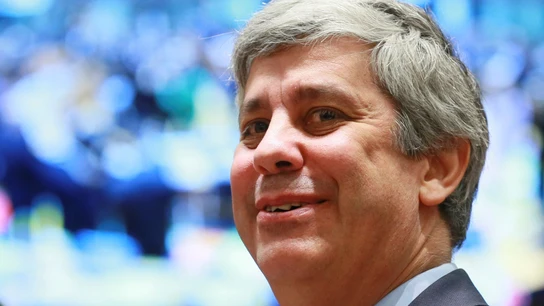 El portugués Mario Centeno, presidente del Eurogrupo El portugués Mario Centeno, presidente del Eurogrupo
