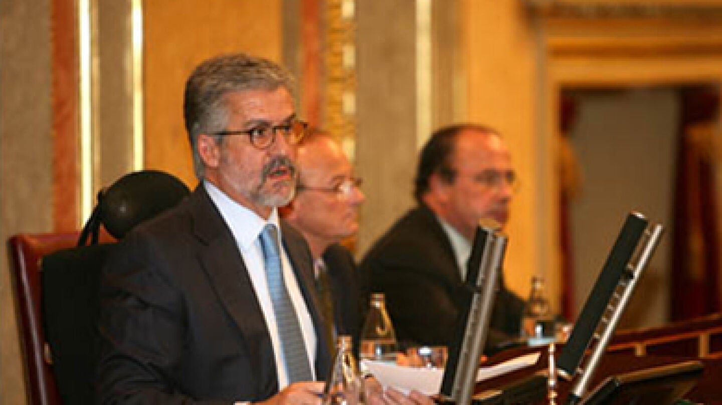El expresidente del Congreso de los Diputados, Manuel Mar&iacute;n