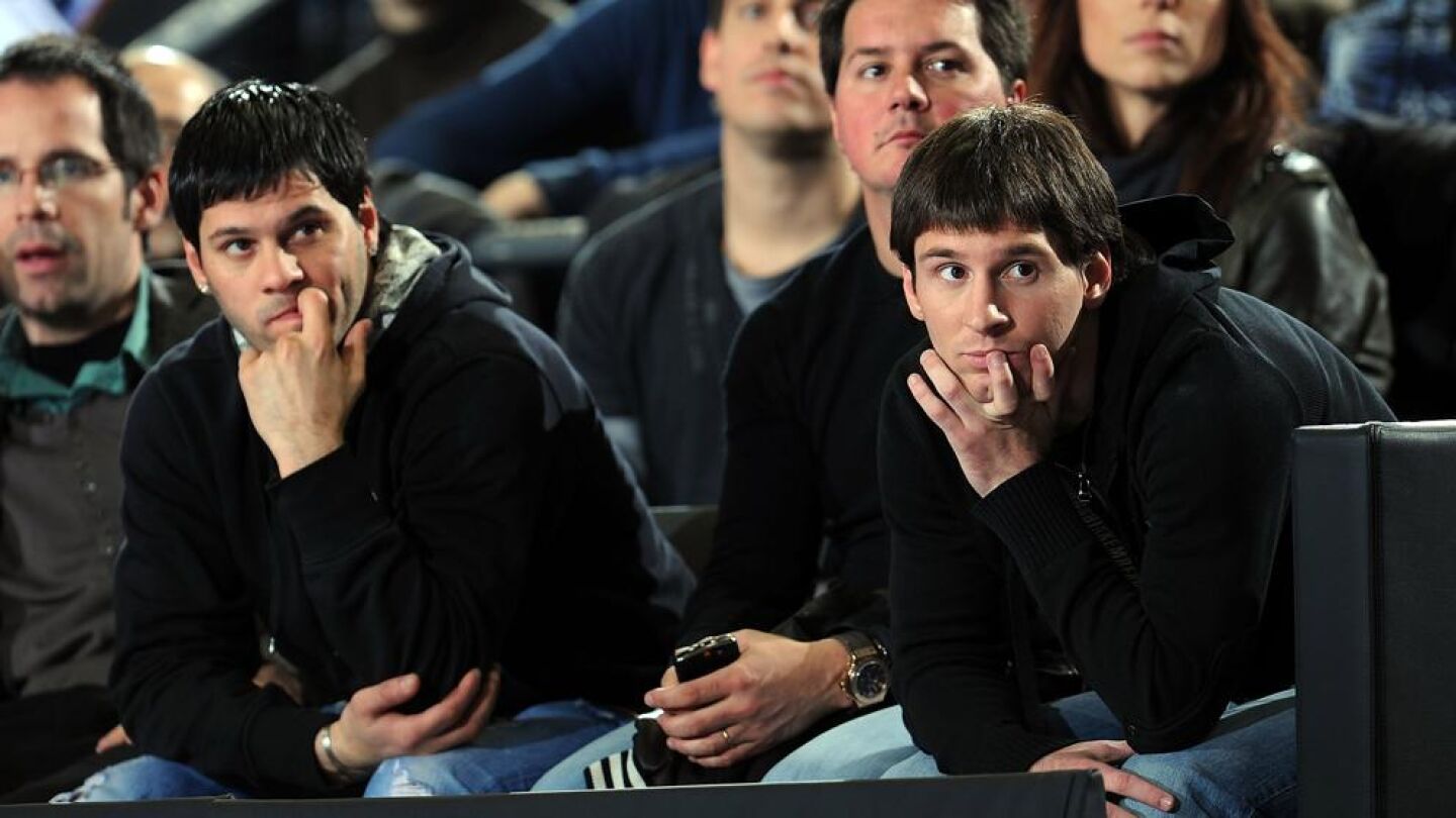 Mat&iacute;as y Leo Messi