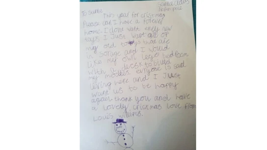 Emotiva carta de un niño a Papá Noel Emotiva carta de un niño a Papá Noel