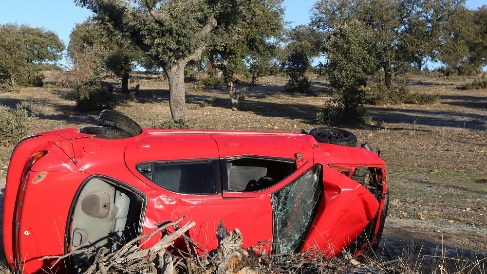 Un accidente de tráfico ocurrido en Santa Marta de Tormes, Salamanca