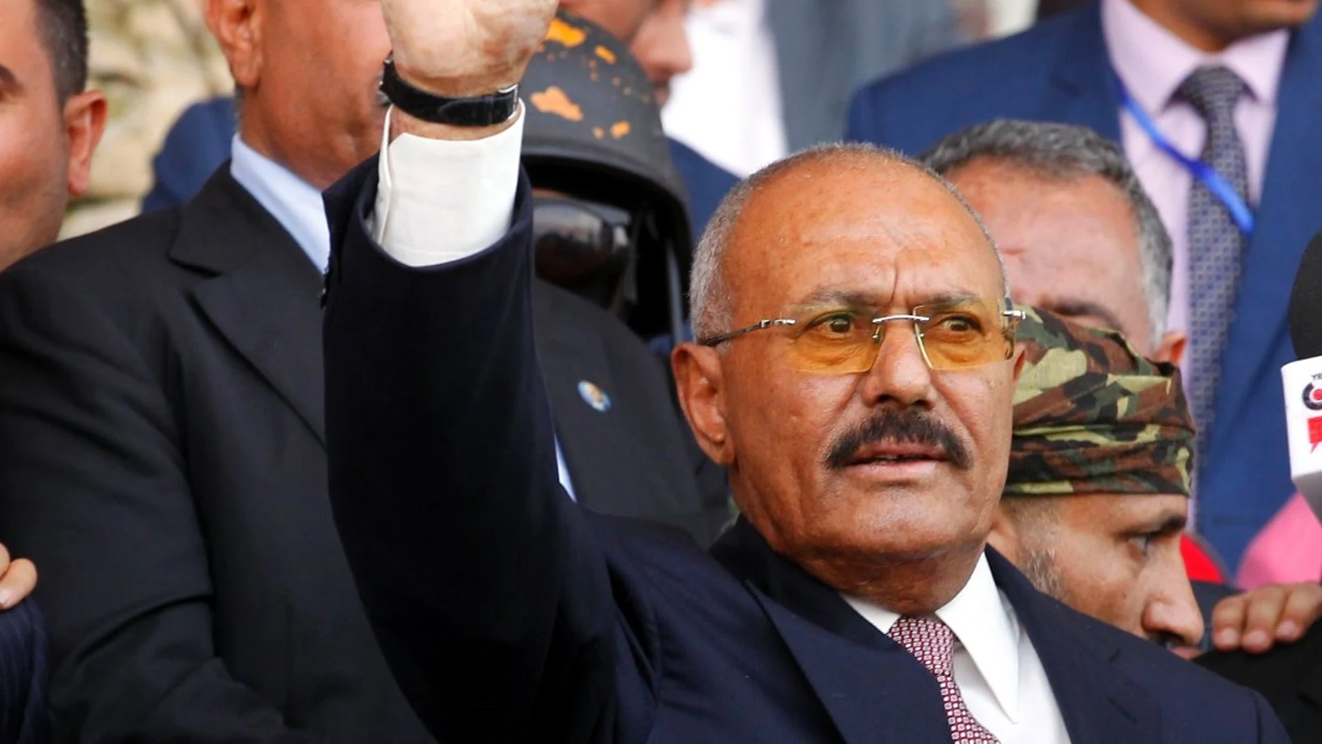 Imagen del expresidente de Yemen Ali Abdalá Saleh