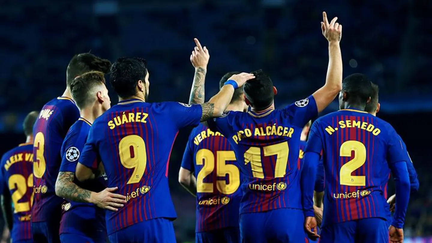 Paco Alcácer celebra su gol al Sporting de Lisboa. Paco Alcácer celebra su gol al Sporting de Lisboa.