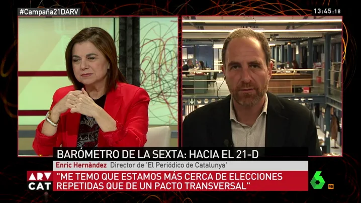 Enric Hernàndez y Lucía Méndez