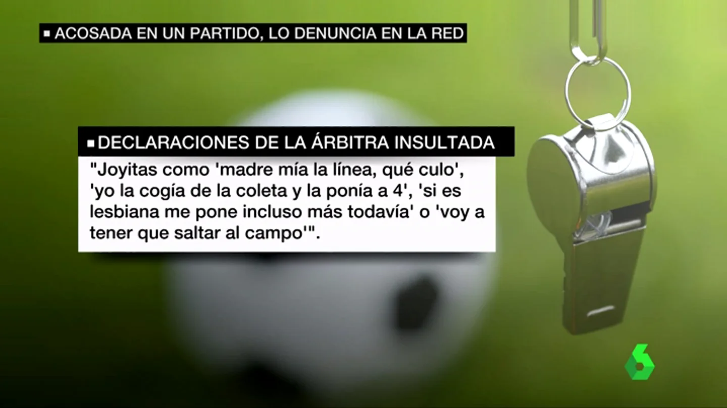 Eva Alcaide denuncia insultos machistas en un partido de juveniles Eva Alcaide denuncia insultos machistas en un partido de juveniles