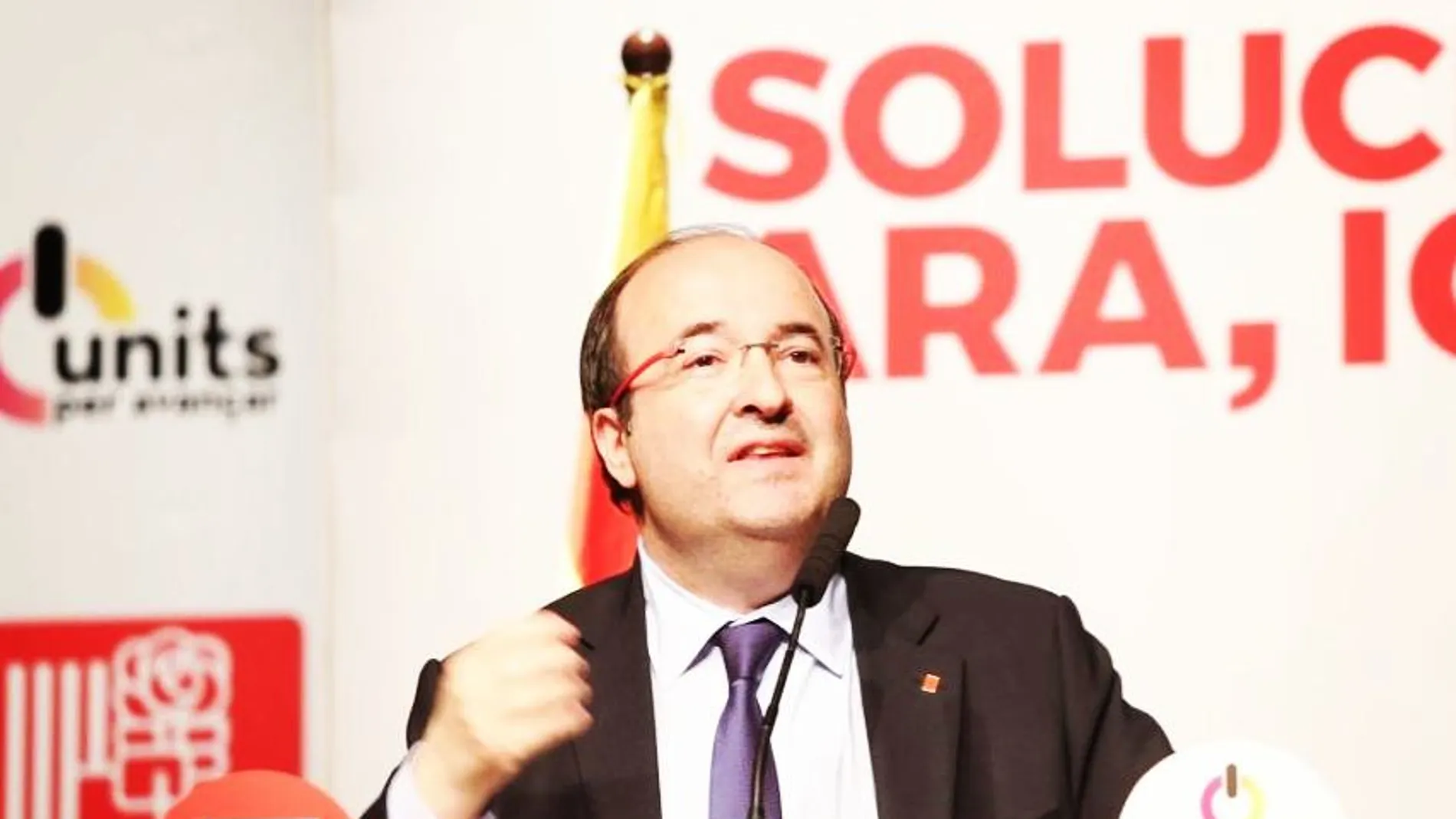 El candidato del PSC a las elecciones catalanas del 21D, Miquel Iceta
