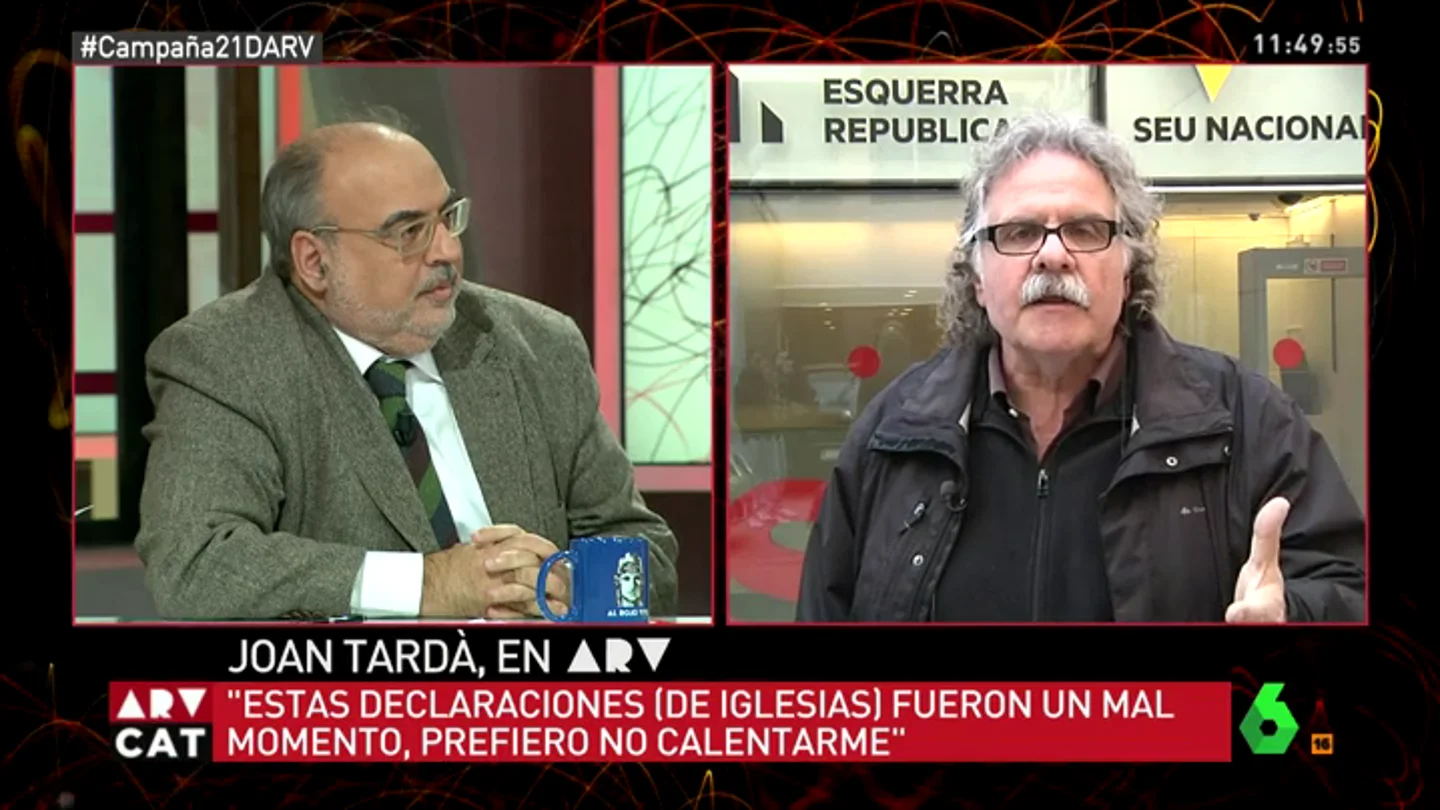 Joan Tardà en ARV Joan Tardà en ARV