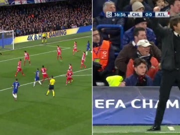 El paradón de Oblak a Zappacosta El paradón de Oblak a Zappacosta