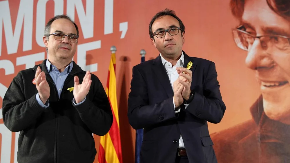 Los exconsellers Jordi Turull y Josep Rull 