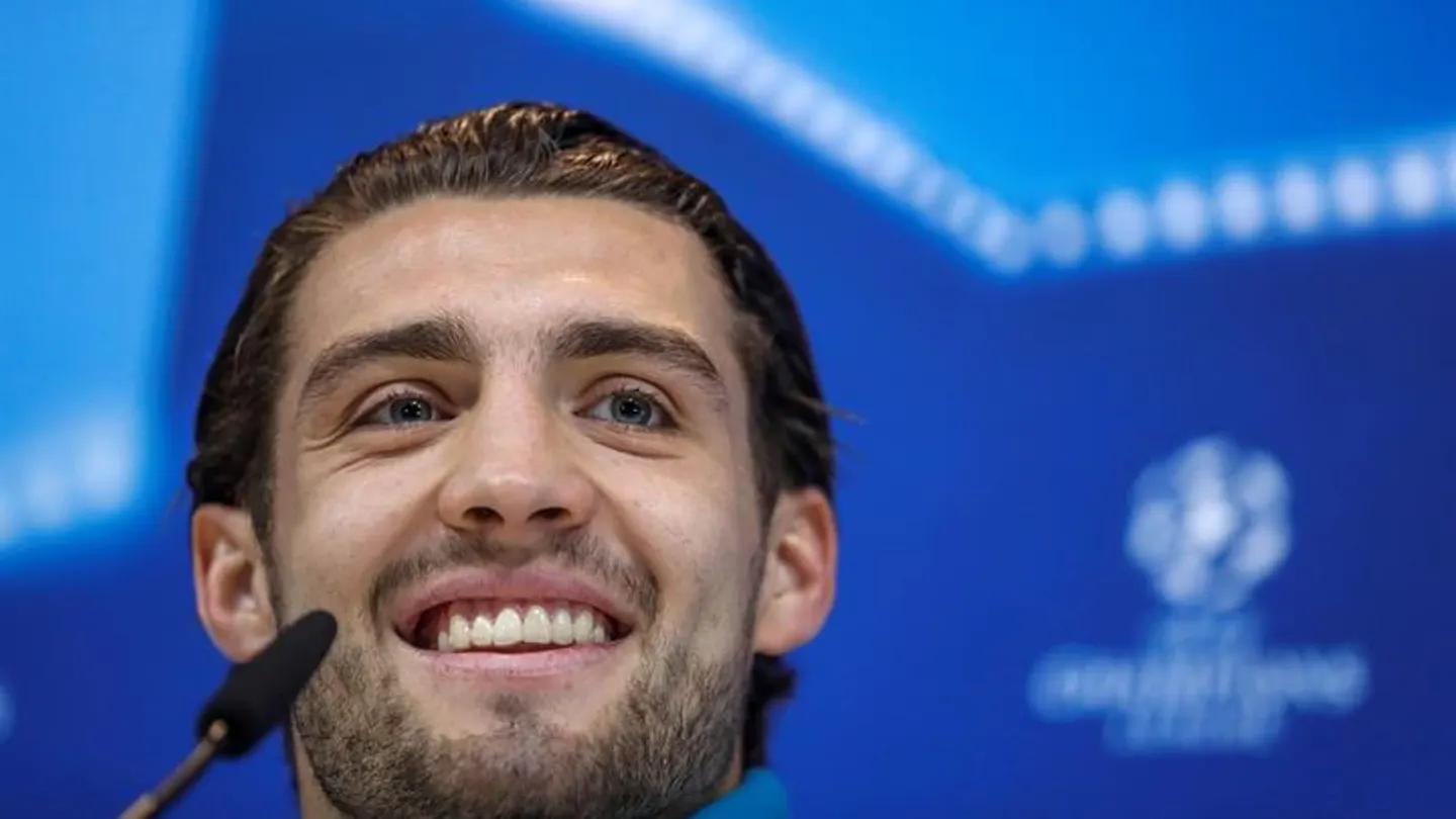 Kovacic, en la rueda de prensa previa al partido de champions Kovacic, en la rueda de prensa previa al partido de champions